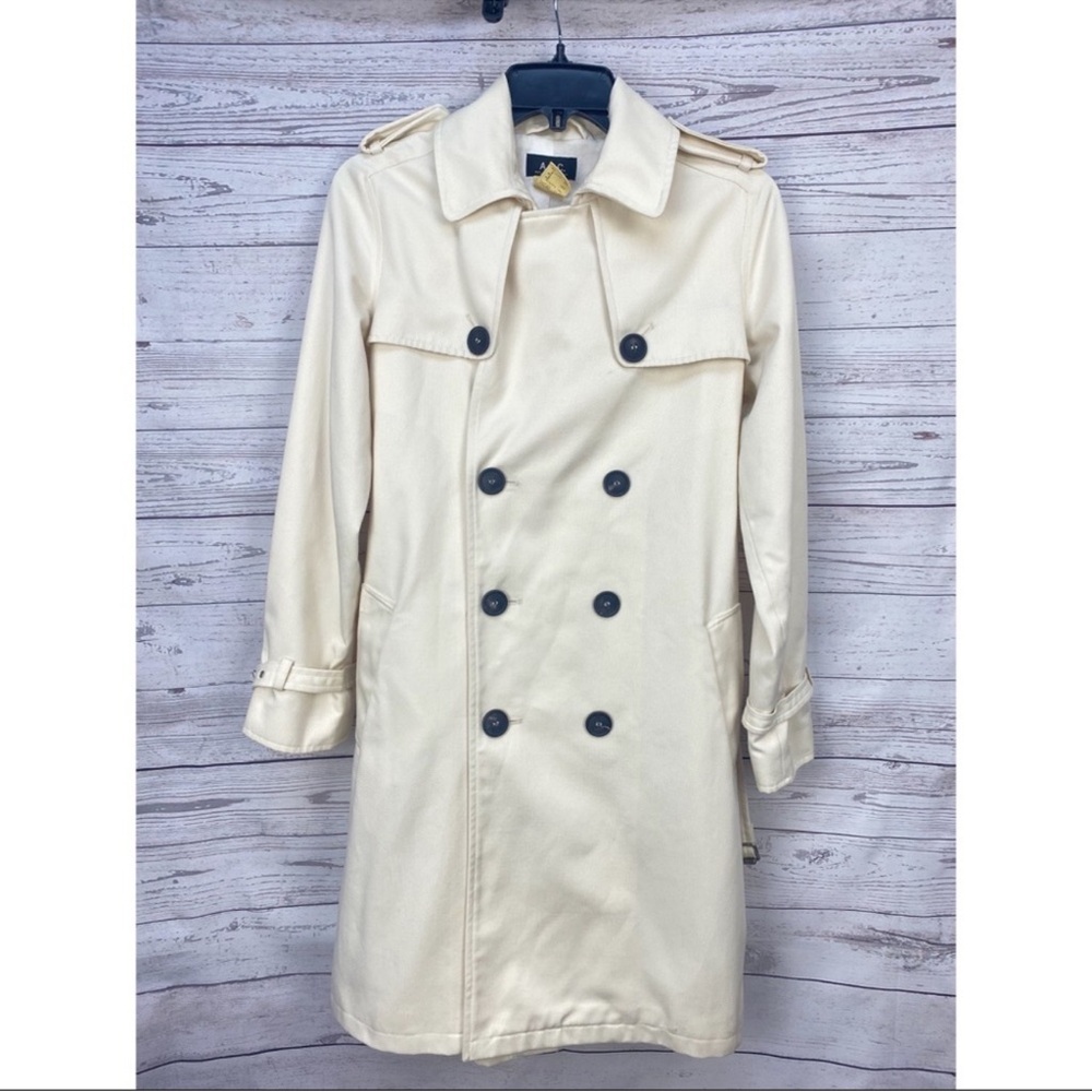 A.P.C. Cream Trench Coat